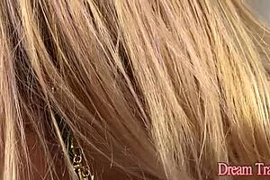 Trans Slut Bruninha Almeida Blows Two Gents Before Taking Cock In Ass