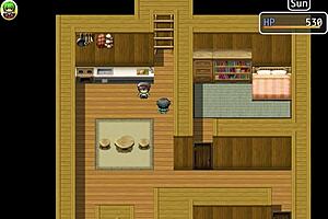 yuka gropes big tits in yokai shard game