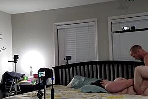 BBW Huge Tit Wife Fucked Hard and Cum on Belly!