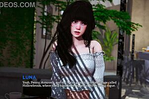 Eternum 212 explodes with huge mature tits in sexy 3d hentai outfit!