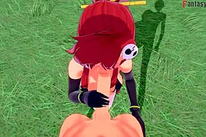 Yoko Littner is having wild sex in this Tengen Toppa Gurren Lagann scene, check the full POV version.