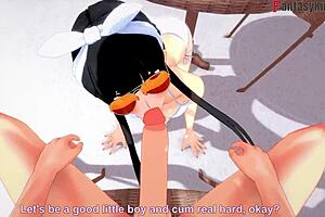 Whoa! Yor Forger in bikini gets wild at pool!