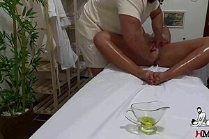 wife's secret at the masseur.