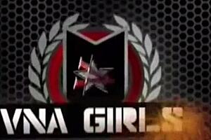 vicky vette strips down to reveal her hairy muff solo. pure heat!