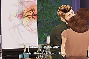 peggy and steve tease in naughty 3d hentai preview