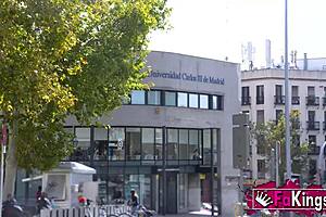 Lovely curvy college babe Gigi Lust craves hard pounding