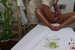 wife's secret at the masseur.