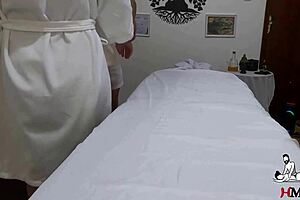 wife's secret at the masseur.