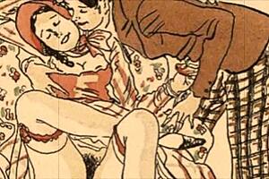 exploring vintage erotic cartoon illustrations from antique collections