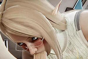 Aroused by Sexy Elf Teacher in 3D Hentai