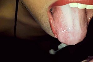 Susy, My Stepsister, Swallows Cum Like A Prostitute! Homemade Blowjobs And Cumshots.