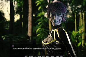 Two horny milfs engage in threesome sex in tales from the unending void.