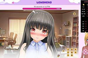 Vtuber LewdNeko dives into steamy scenes in Love Cubed Part 9.