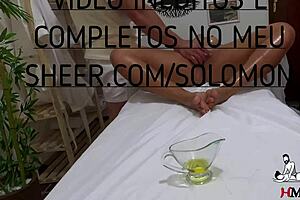 wife's secret at the masseur.