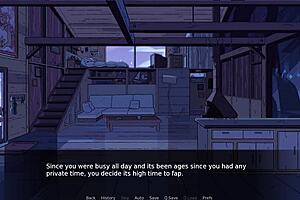 teasing shorts and dildo play in fondling package