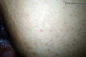 Big ass latina baby mama tries first anal