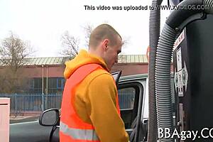 Young homosexual twink dives into steamy bedroom action