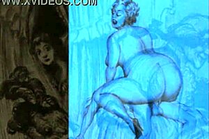 Erotic illustrations from the good old days of cartoons and anime