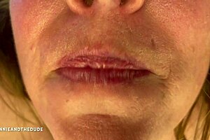 Giantess devours you whole with deepthroat bites