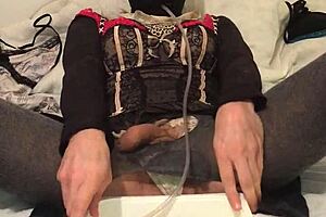 golden piss dripping from a dirty old drunk