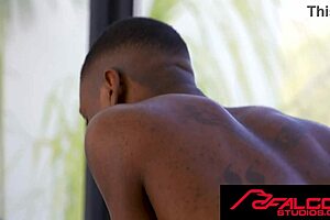 Sweet juicy hunk feels intense pleasure from big uncut cock bareback