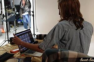 Beautiful teen in fantasy roleplay with stepdad in full movie