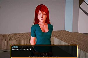 A walkthrough of the visual novel My new stepfamily 587