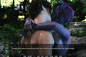 Two horny milfs engage in threesome sex in tales from the unending void.