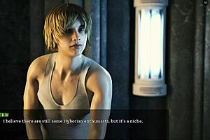 Two horny milfs engage in threesome sex in tales from the unending void.