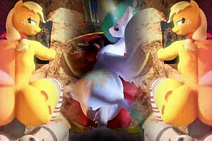 i enjoy ponypmv spectacle with crossdressing and big cock