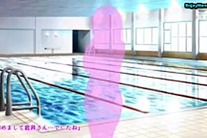 hot pierced teen plays with double toys on webcam for solo fun