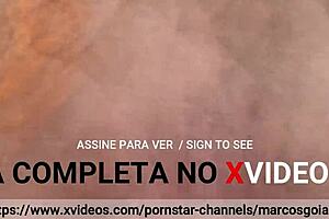 Marcos goiano bends over for joseph dotado's bareback creampie in the pool.