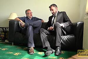 british subslut fucked hard and fed nasty maledoms cum