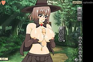 witch girl gives titfuck in english version bonus scene