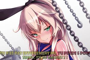 Shimakaze’s hentai tale: dominating as a femdom with anal and feet play. She’ll make you her slave!