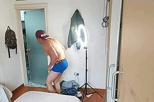 My brother watches us with my passive boyfriend