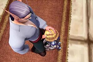 Sex in the throne room - Warcraft porn parody with sexy 3d cartoons 😏