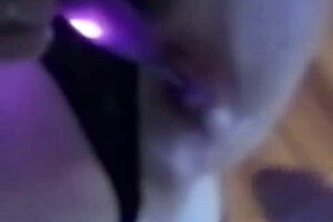 i'm so turned on watching this pretty milf squirt while bent over