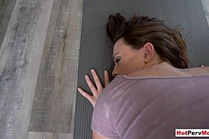 Busty Cougar Stepmom Ditches Yoga For Taboo Fuck