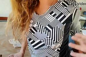 Brazilian Secretary Turned Into Cum Dump and Urinal for Her Boss.