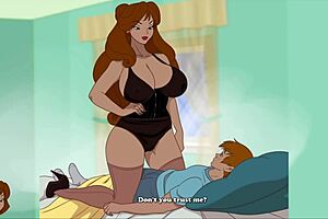 oh wow, this brunette milf fucks her daughter's boyfriend hard!