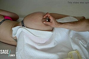 Vacuum Massage For Hot Booty Ass European Amateur Babe Fetish