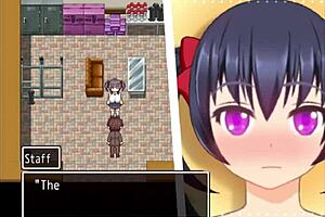 chisato-chan bound and creampied in chat lady game