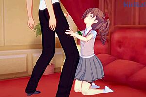 Mikoto Misaka and Kuroko Shirai intense sex!