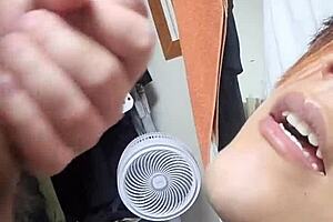 Receiving My Ration Of Cum In Mouth From Big Cock Blowjob.