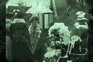 Vintage Nurse Cares For Patient In Retro Hospital