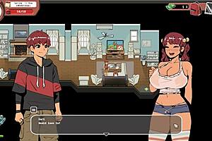 step sister touches cock for the first time in taboo hentai game