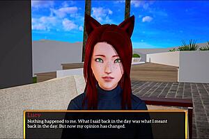 My New Family 312 Introduces Redhead and Brunette with Small Tits