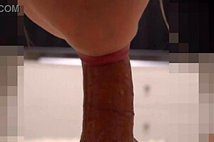 babe sucks big cock, cum in mouth, monster cock throbs