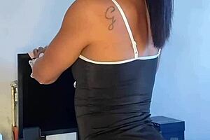 sexy tattooed brunette bitch solos in reality pornstar scene